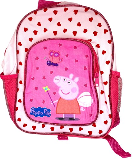 Рюкзак дитячий на одне відділення Свинка Пеппа Spin Master Girls Відтінки синього, Відтінки рожевого