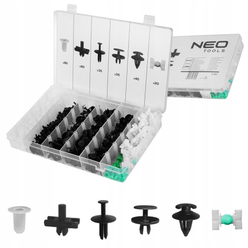 НАБОР АВТОМОБИЛЬНЫХ ЗАЖИМОВ NEO ДЛЯ BM