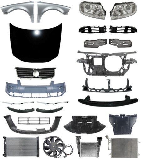 2937 - Volkswagen Passat B5 Lift 00-05 Ремінь бампера