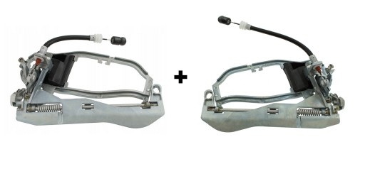 51218243615, 8243615, - 2x кронштейн механізм передня дверна ручка BMW X5 E53