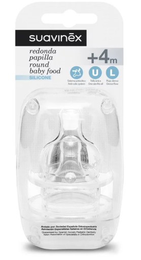 Пустушка Suavinex Silicone 4 м+