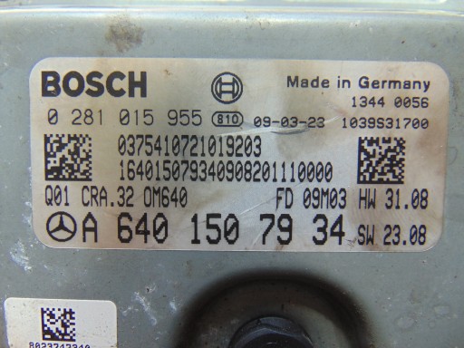 Компьютер 0281015955 a6401507934 мерседес