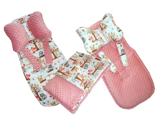 ВСТАВКА В КОЛЯСКУ МІНКІ З МЕТЕЛИКОМ + КОВДРА