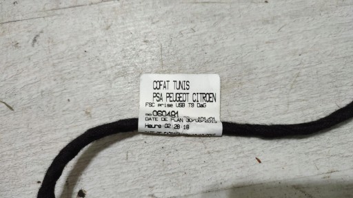 adapter usb wiring 1.6 HDI Peugeot 308 II T9