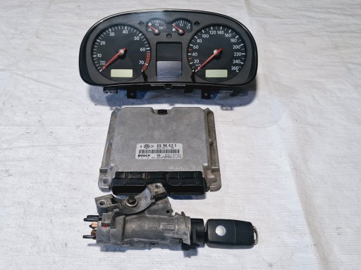 1J0 0261S01004 - Комплект переключателей зажигания с компьютерным счетчиком vw golf iv 4 bora 1.6 fsi bad 036906013d