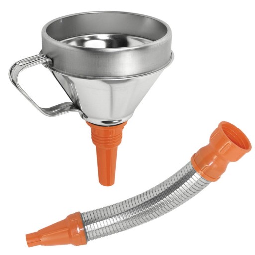 PRESSOL МЕТАЛЕВА ВОРОНКА З ГНУЧКОЮ ВИПУСКНОЮ ТРУБОЮ