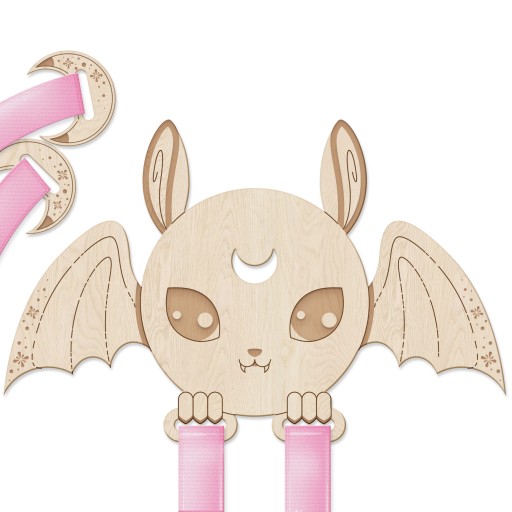 Вішалки натуральні відтінки рожеві AmyDesign 1 шт.