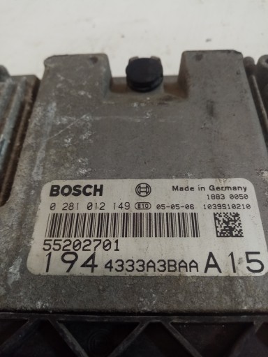 computer of the engine control unit FIAT CROMA 2 0281012149