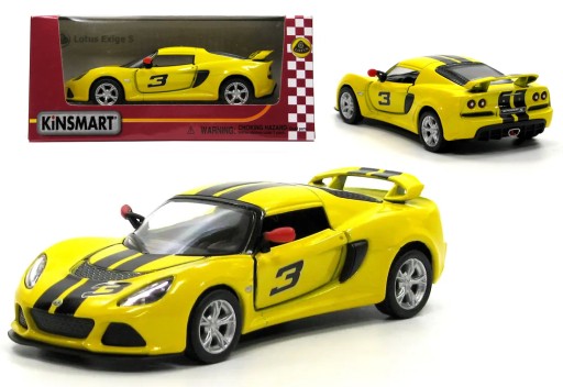 Автомобіль 2012 Lotus Exige S Kinsmart KT5361WG + CAR BOX МОДЕЛЬ АВТО KINSMART