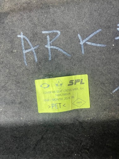 Blende Abdeckung untere Unterfahrschutz heck RENAULT ARKANA 1.3 TCE 748R29892R