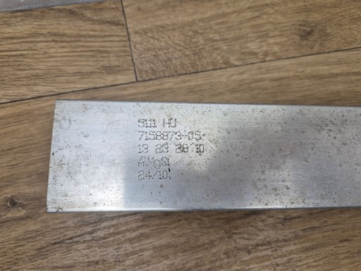BMW 5 F10 F11 F07 beam tip left front tip wall support 7158873