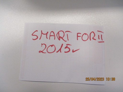 far stražnja stražnji dio SMART FORFOUR II 15R