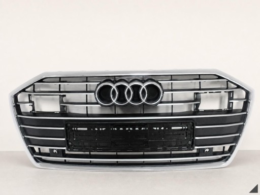 AUDI A6 S-LINE C8 4K0 18-23 grill grille grid intake W bumper front CHROM