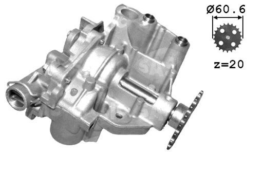 3654013 - SASIC МАСЛЯНЫЙ НАСОС RENAULT MASTER III 2.3 D 02.10-