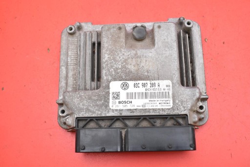 Bedienteil Computer DES MOTORS 03C907309A VW GOLF 6 VI 1.4 TSI 122 KM 08-15