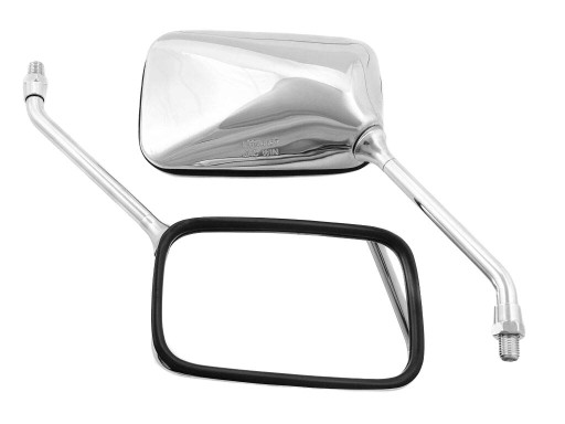 LU-238 - Дзеркала Дзеркала хром метал M10 10 мм CHOPPER DRAG