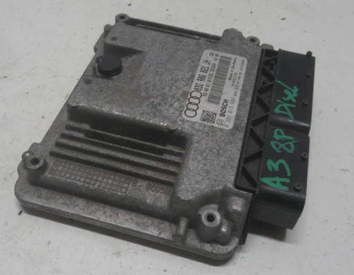 AUDI A3 8P TDI computer control unit of the engine 03G906021JH