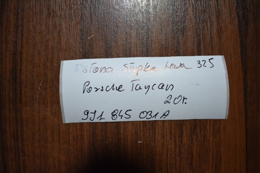 IDEALNA cover SLUPKA left PORSCHE TAYCAN 20r. 1 9