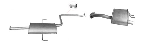 HYUNDAI MATRIX 1.5 CRDI 1.6 1.8 ГЛУШИТЕЛЬ ГЛУШИТЕЛИ