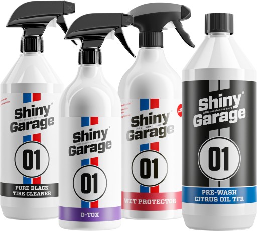 БЛИСКУЧИЙ ГАРАЖ КОСМЕТИКА ДЛЯ ОБОДА ШИН ФАРБИ КОМПЛЕКТ