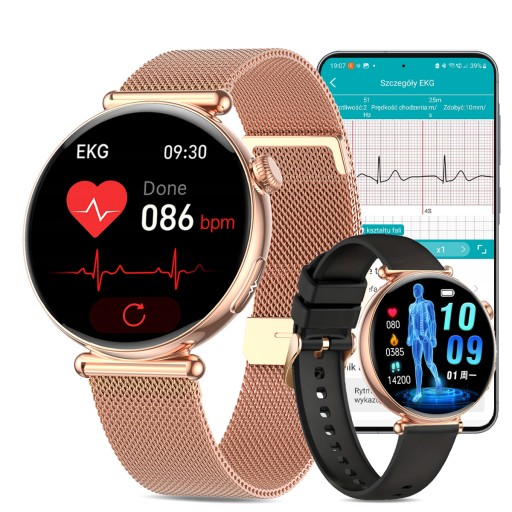 👵💖 Smartwatch Senior EKG/SpO2/Glukoza – Zdrowie i Bezpieczeństwo w Zasięgu Ręki! PROMOCJA!