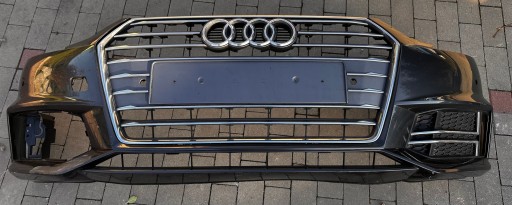 Бампер audi a4 b9 s line front lift 8w0807437f-l 4xpdc без шайб