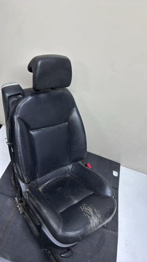 Sitz rechts des Beifahrers SAAB 9-3 II CABRIO SKORZANY schwarze Leder