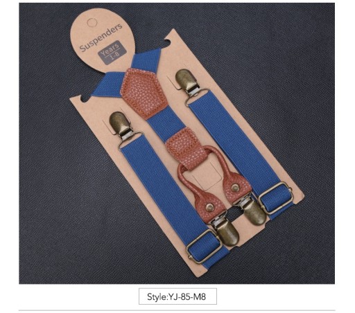 Елегантний дитячий шлейка PREMIUM NAVY BLUE 1-8