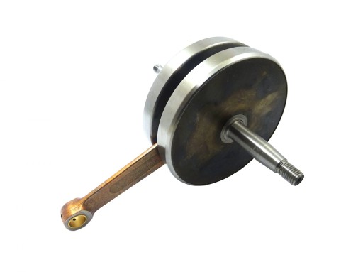 T50023 - КОЛІНЧАСТИЙ ВАЛ WSK 125 ПОРОЖНИСТИЙ ПРОТИВАГУ