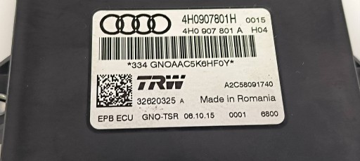 module electric brake 4H0907801H AUDI A6 C7 LIFT