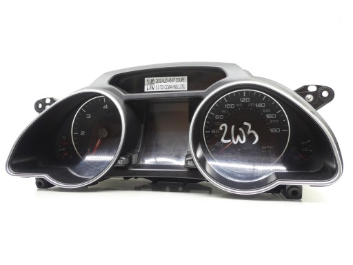 dials clock display AUDI A5 8T 3.0 TDI CCW 8T0920981B