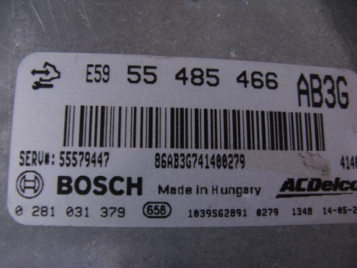 computer OPEL INSIGNIA A 2.0 CDTI