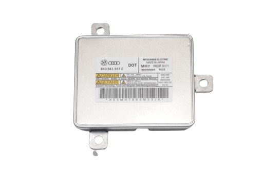 8K0941597C, 8K0.941.597C, - Ксеноновий інвертор VW Caddy Passat CC EOS 2 Golf 7