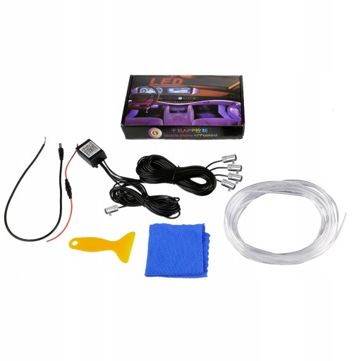 АВТОМОБИЛЬНОЕ ОСВЕЩЕНИЕ ИНТЕРЬЕР АВТОМОБИЛЯ RGB СВЕТОДИОДНАЯ ЛЕНТА