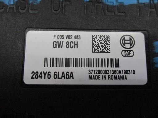 modul Bedienteil RENAULT CLIO V 284Y66LA6A