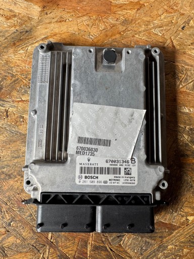 Модуль блока управления двигателем bsi maserati quattroporte ghibli levante 670031346b