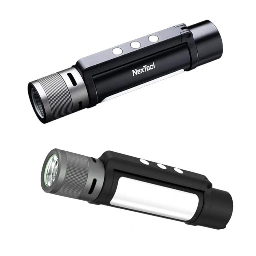 Тактичний потужний світлодіодний ліхтарик 6 в 1 Zoom USB NexTool
