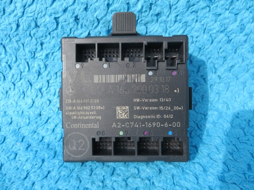 MERCEDES B W176 модуль двері лівий передній A1669000318