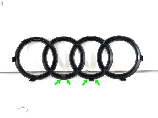 AUDI RS7 RS6 C8 4K8 19-25 logo LOGO EMBLEMAT grill grille black front