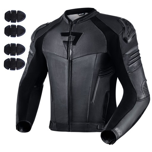 МУЖСКАЯ КОЖАНАЯ МОТОЦИКЛОВАЯ КУРТКА REBELHORN VANDAL