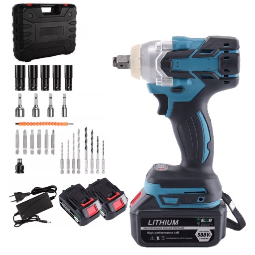 АККУМУЛЯТОРНЫЙ КЛЮЧ КОЛЕСО + 2 РАЗЪЕМА ДЛЯ АККУМУЛЯТОРОВ