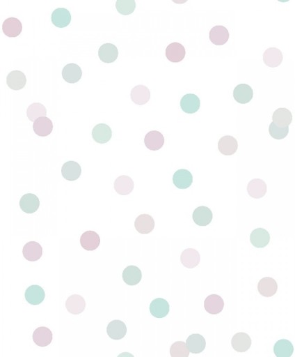 Дитячі шпалери в горошок, горошок, флізелін