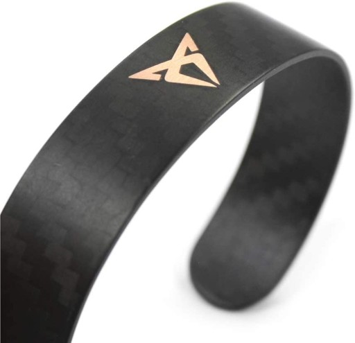 БРАСЛЕТ CUPRA ЛОГОТИП УГЛЕРОДА РОЗ. S ОРИГИНАЛ OE