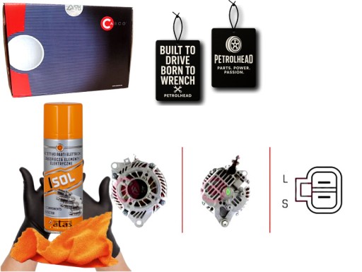 CASCAL20144AS#ECS-PCP+K - Генератор casco lr1110713 lr1110717b 23100au400 2 #petrolhead pro+ kit4