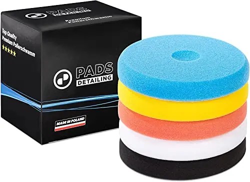 DETAILINGPADS набір з 5 полірувальних подушок (згладжений