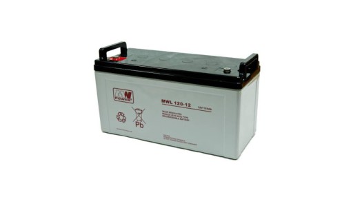 Акумулятор agm 12v 120ah mwl 120-12 vrla - необслуговуваний, t60