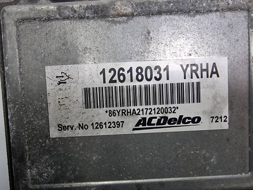 computer Motore ECU 12618031 CHEVROLET HHR
