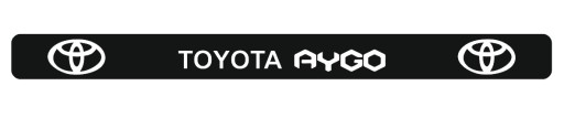 Toyota Aygo наклейки на пороги