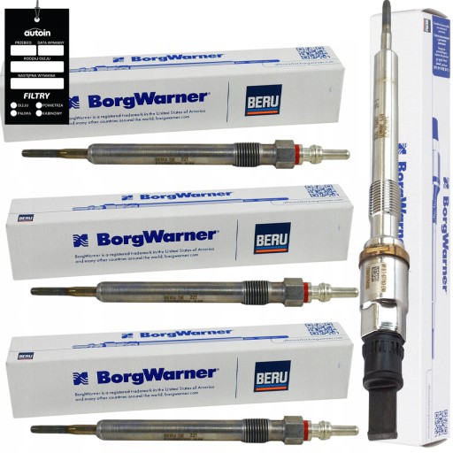 PSG007 - Комплект свечей накаливания audi vw skoda 1.6 2.0 tdi с датчиком давления