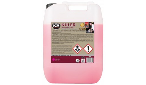 K2 KULER -35°C рожева охолоджуюча рідина 20 кг W406R